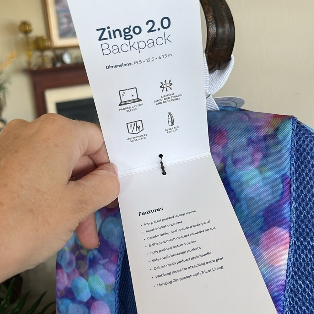 Brand New High Sierra Zingo 2.0 Backpack Laptop Sleeve Multi Pocket Organizer - Picture 10 of 16